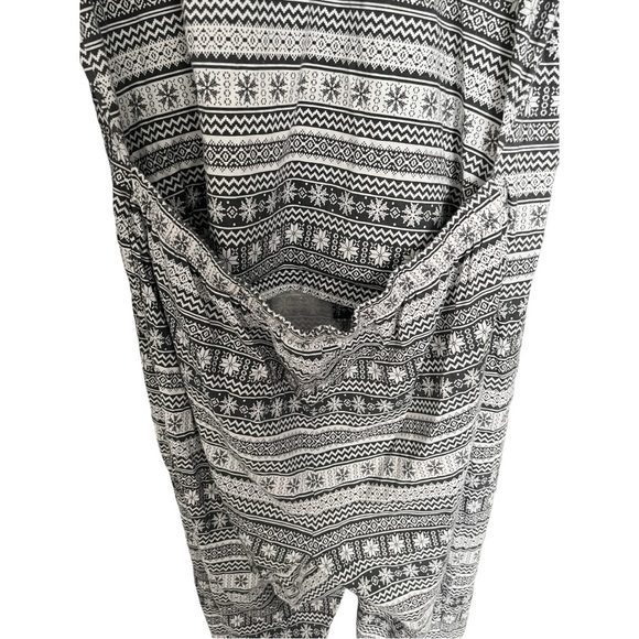 Joe Fresh Long Pajama Jumpsuit Butt Flap 100% Cotton Adult Large - Picture 3 of 9